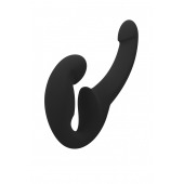 Черный безремневой страпон Share Lite - Fun Factory - купить с доставкой во Владикавказе