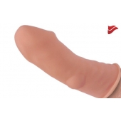 Насадка на фаллос с имитацией пирсинга - 14,7 см. - KOKOS - во Владикавказе купить с доставкой