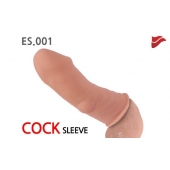 Насадка на фаллос с имитацией пирсинга - 14,7 см. - KOKOS - во Владикавказе купить с доставкой