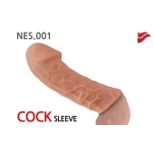 Насадка фаллического вида с венками - 14,7 см. - KOKOS - во Владикавказе купить с доставкой