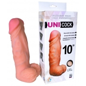 Фаллическая насадка Харнесс UNICOCK 10  - 25 см. - LOVETOY (А-Полимер) - купить с доставкой во Владикавказе