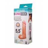 Фаллическая насадка Харнесс UNICOCK 5,5  - 17 см. - LOVETOY (А-Полимер) - купить с доставкой во Владикавказе