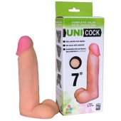 Фаллическая насадка Харнесс UNICOCK 7  - 19 см. - LOVETOY (А-Полимер) - купить с доставкой во Владикавказе