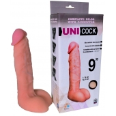 Фаллическая насадка Харнесс UNICOCK 9  - 24 см. - LOVETOY (А-Полимер) - купить с доставкой во Владикавказе