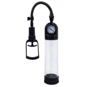 Чёрная вакуумная помпа A-toys с манометром и прозрачной колбой - A-toys - во Владикавказе купить с доставкой