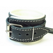 Оковы на руки со светлым подкладом - БДСМ Арсенал - купить с доставкой во Владикавказе