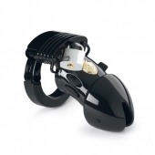 Пояс верности с электростимуляцией Mystim Pubic Enemy No1 Black Edition - MyStim - купить с доставкой во Владикавказе