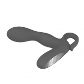 Чёрный вибростимулятор простаты Barrack - Baile - во Владикавказе купить с доставкой