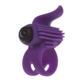 Эрекционное кольцо с подхватом мошонки и стимуляцией клитора Bullet Lastic Ring - Adrien Lastic - во Владикавказе купить с доставкой