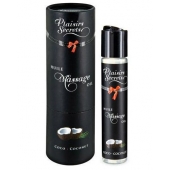 Массажное масло с ароматом кокоса Huile de Massage Gourmande Coco - 59 мл. - Plaisir Secret - купить с доставкой во Владикавказе