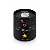 Массажная свеча с ароматом ванили Bougie Massage Gourmande Vanille - 80 мл. - Plaisir Secret - купить с доставкой во Владикавказе