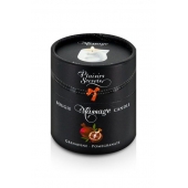 Массажная свеча с ароматом граната Bougie de Massage Gourmande Grenadine - 80 мл. - Plaisir Secret - купить с доставкой во Владикавказе