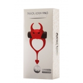 Красное эрекционное кольцо в форме дьяволенка DEVOL COCKRING - Adrien Lastic - во Владикавказе купить с доставкой