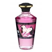 Массажное интимное масло с ароматом малины - 100 мл. - Shunga - купить с доставкой во Владикавказе