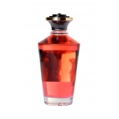 Массажное интимное масло с ароматом клубничного вина - 100 мл. - Shunga - купить с доставкой во Владикавказе