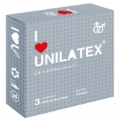 Презервативы с точками Unilatex Dotted - 3 шт. - Unilatex - купить с доставкой во Владикавказе