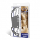 Кольцо на член и мошонку Cock Ring With 2  Ball Stretcher And Optional Weight Ring - BlueLine - во Владикавказе купить с доставкой