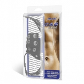 Утяжка на пенис и мошонку Cock Ring With 1.5  Ball Stretcher And Optional Weight Ring - BlueLine - купить с доставкой во Владикавказе