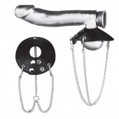 Утяжка-парашют на мошонку 3.5  Parachute Ball Stretcher - BlueLine - купить с доставкой во Владикавказе