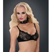 Полиуретановый ошейник с пуклями и D-кольцами Collar with Studs - Blush Novelties - купить с доставкой во Владикавказе