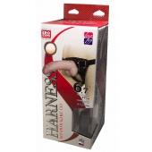 Универсальный пояс премиум класса (S) с 2 насадками - LOVETOY (А-Полимер) - купить с доставкой во Владикавказе