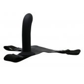 Страпон на эластичных ремнях Ultra Harness Karin Dildo - 16,8 см. - Baile - купить с доставкой во Владикавказе