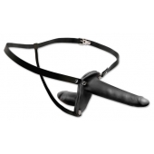 Женский страпон с вагинальной пробкой Double Penetrix Strap-on - 15 см. - Pipedream - купить с доставкой во Владикавказе