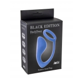 Синее эрекционное кольцо с анальной пробкой Button Anal Plug - Lola Games - во Владикавказе купить с доставкой