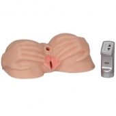 Вагина с виброяйцом на выносным пульте управления вибрацией - LOVETOY (А-Полимер) - во Владикавказе купить с доставкой