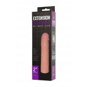 Насадка-удлинитель Extension sleeve телесного цвета - 18,5 см. - Sitabella - во Владикавказе купить с доставкой