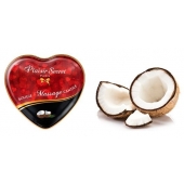 Массажная свеча с ароматом кокоса Bougie Massage Candle - 35 мл. - Plaisir Secret - купить с доставкой во Владикавказе