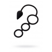 Тройное эрекционное кольцо с анальным хвостом Drop S-size - Erotist Adult Toys - во Владикавказе купить с доставкой