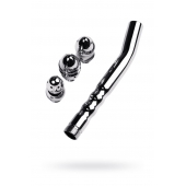 Металлический анальный душ с тремя насадками - ToyFa - купить с доставкой во Владикавказе