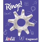 Прозрачное эрекционное кольцо Rings Cogweel - Lola Games - во Владикавказе купить с доставкой
