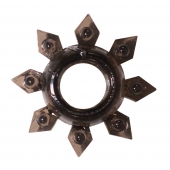 Чёрное эрекционное кольцо Rings Gear - Lola Games - во Владикавказе купить с доставкой