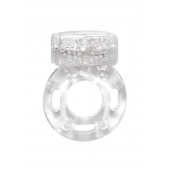 Прозрачное эрекционное кольцо с вибрацией Rings Axle-pin - Lola Games - во Владикавказе купить с доставкой