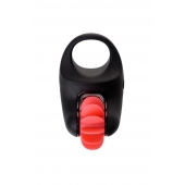 Чёрно-красное эрекционное виброкольцо Erotist - Erotist Adult Toys - во Владикавказе купить с доставкой