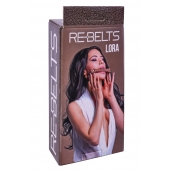 Кляп-трензель Lora с металлическими кольцами - Rebelts - купить с доставкой во Владикавказе