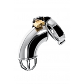 Серебристый мужской пояс верности TOYFA Metal - ToyFa - купить с доставкой во Владикавказе