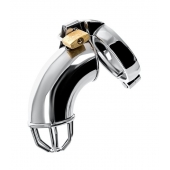 Серебристый мужской пояс верности TOYFA Metal - ToyFa - купить с доставкой во Владикавказе