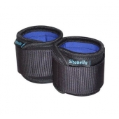 Неопреновые черно-синие наручники - Sitabella - купить с доставкой во Владикавказе