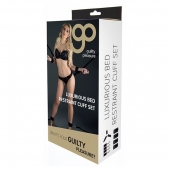 Комплект наручников и поножей LUXURIOUS BED RESTRAINT CUFF SET - Blush Novelties - купить с доставкой во Владикавказе