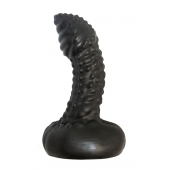 Чёрный анальный плаг с пупырышками для стимуляции простаты - 9,5 см. - LOVETOY (А-Полимер) - во Владикавказе купить с доставкой