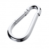 Серебристый карабин TOYFA Metal - ToyFa - купить с доставкой во Владикавказе