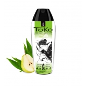 Интимный гель TOKO Pear   Exotic Green Tea с ароматом груши и зеленого чая - 165 мл. - Shunga - купить с доставкой во Владикавказе
