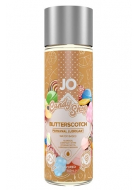 Смазка на водной основе Candy Shop Butterscotch с ароматом ирисок - 60 мл. - System JO - купить с доставкой во Владикавказе