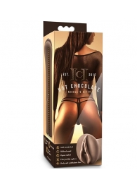 Коричневый мастубратор-вагина Nicole s Kitty - Blush Novelties - во Владикавказе купить с доставкой