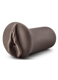 Коричневый мастубратор-вагина Nicole s Kitty - Blush Novelties - во Владикавказе купить с доставкой