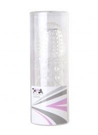 Прозрачная закрытая гелевая насадка - 13,5 см. - Toyfa Basic - во Владикавказе купить с доставкой