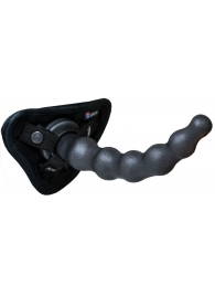 Чёрная насадка BALLS 3 - 22 см. - LOVETOY (А-Полимер) - купить с доставкой во Владикавказе